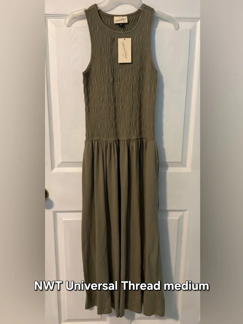 NWT Universal Thread Maxi w/Ribbed Bodice